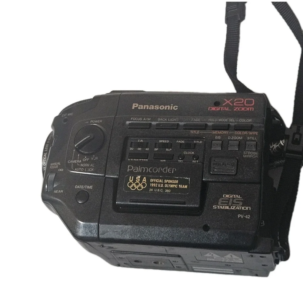 Panasonic Palmcorder PV42D Not Tested VHS-C X-20 Digital Zoom